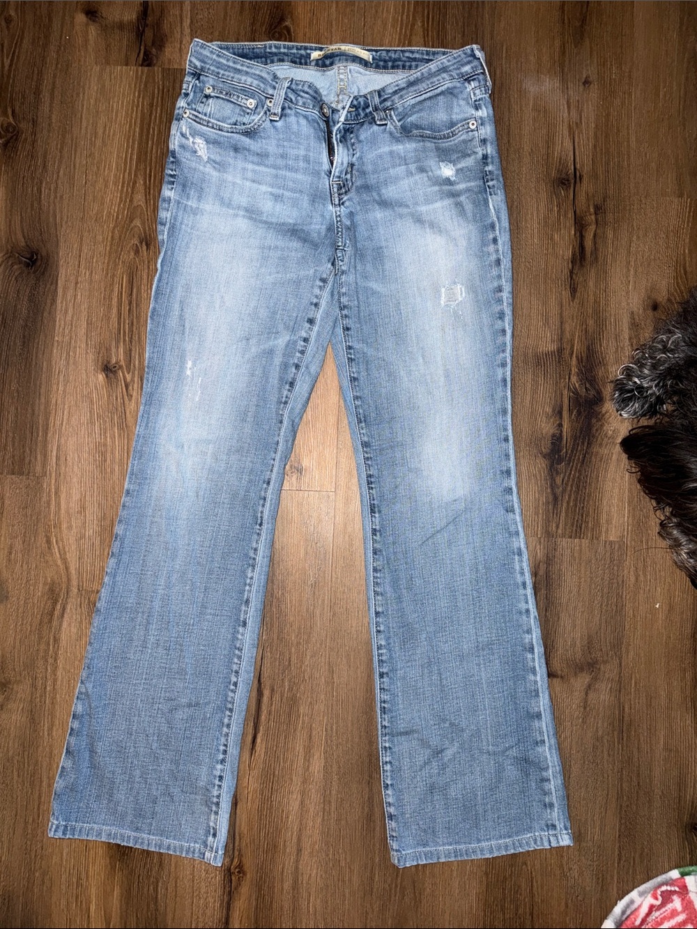 Big Star Washed Blue remy mid rise boot Jeans